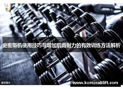 史密斯机使用技巧与增加肌肉耐力的有效训练方法解析
